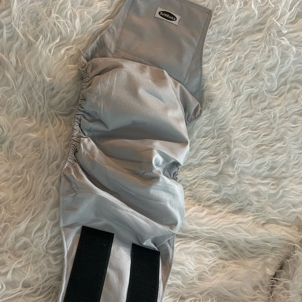 Gray Belly Band  for Male Dog Wrap Diaper New Without Packaging Size Medium